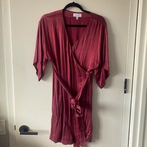 &other stories mini wrap dress sz 8